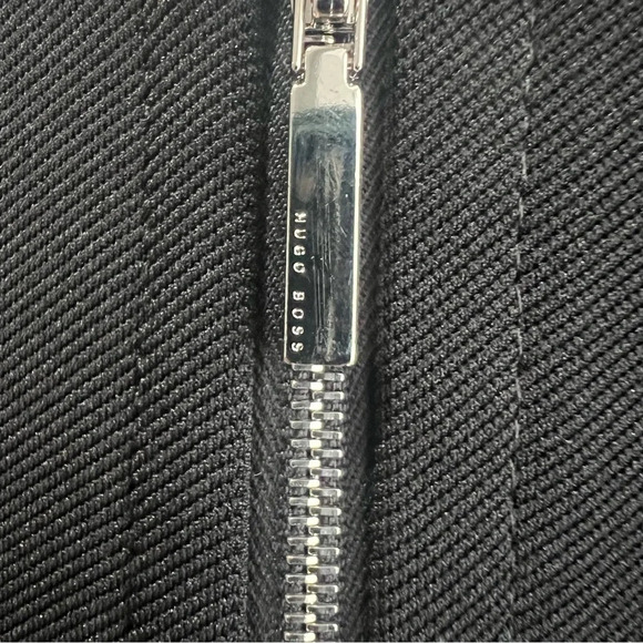 Hugo Boss Jazulara Jersey Twill Jacket in Black Size 10 - Picture 8 of 12